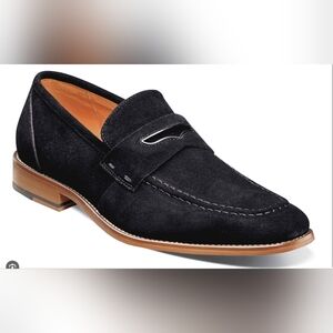 NWOT Stacy Adams Colfax Moc Toe Penny Slip On